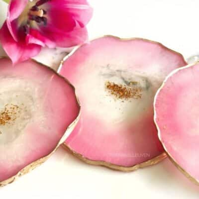 handmade display vintage roze gold