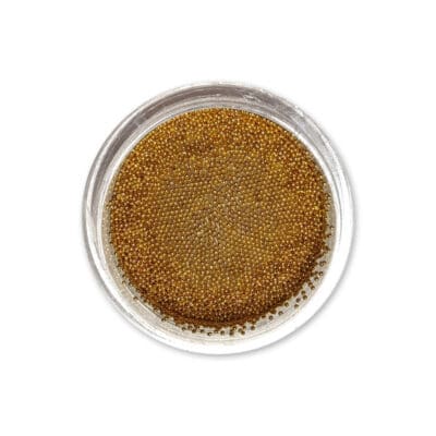 Moyra Caviar Beads No.5 Gold 0.4mm